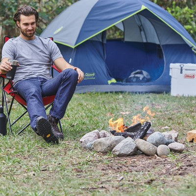 Coleman Sundome 2 vietų palapinė, pilkai mėlyna