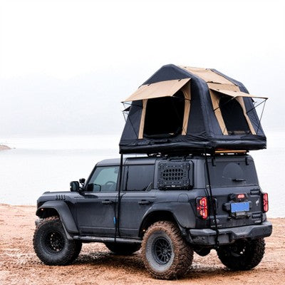 COWLOWN dvitonė 4×4 stogo palapinė su kopėčiomis