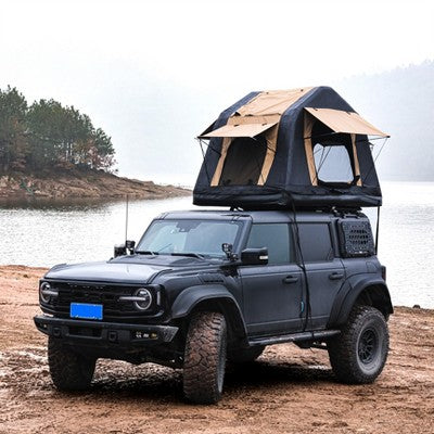 COWLOWN dvitonė 4×4 stogo palapinė su kopėčiomis